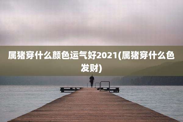属猪穿什么颜色运气好2021(属猪穿什么色发财)