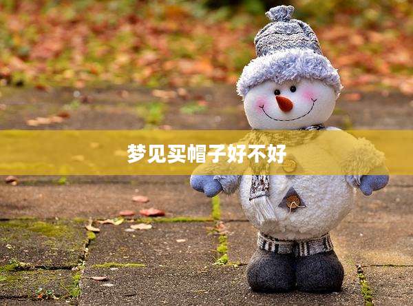 梦见买帽子好不好