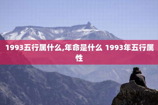 1993五行属什么,年命是什么 1993年五行属性