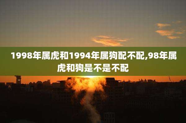 1998年属虎和1994年属狗配不配,98年属虎和狗是不是不配