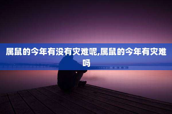 属鼠的今年有没有灾难呢,属鼠的今年有灾难吗