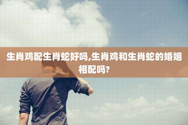 生肖鸡配生肖蛇好吗,生肖鸡和生肖蛇的婚姻相配吗?