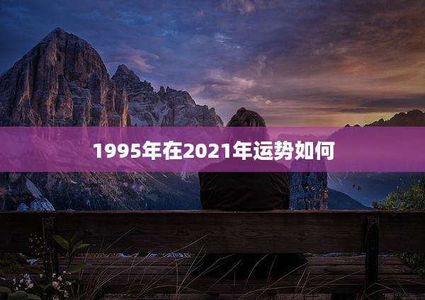 1995年在2021年运势如何