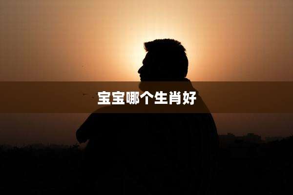 宝宝哪个生肖好