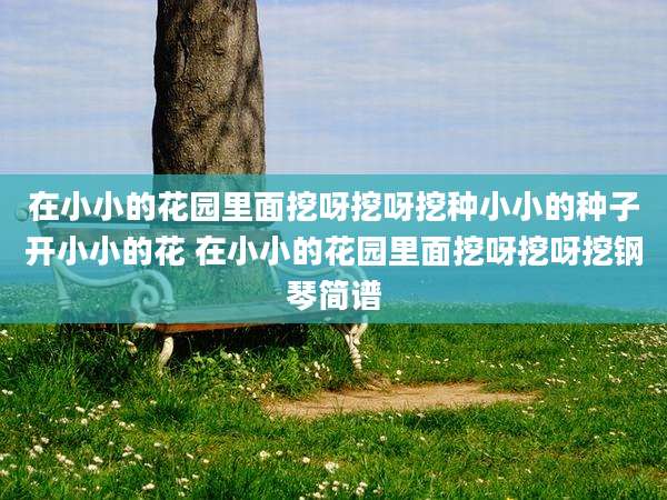 在小小的花园里面挖呀挖呀挖种小小的种子开小小的花 在小小的花园里面挖呀挖呀挖钢琴简谱