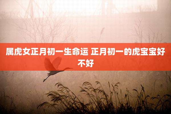 属虎女正月初一生命运 正月初一的虎宝宝好不好