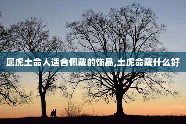 属虎土命人适合佩戴的饰品,土虎命戴什么好