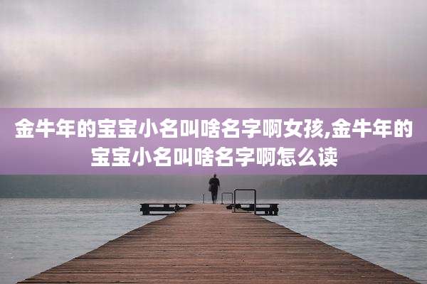 金牛年的宝宝小名叫啥名字啊女孩,金牛年的宝宝小名叫啥名字啊怎么读