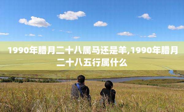 1990年腊月二十八属马还是羊,1990年腊月二十八五行属什么