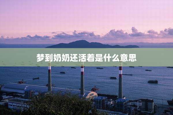 梦到奶奶还活着是什么意思