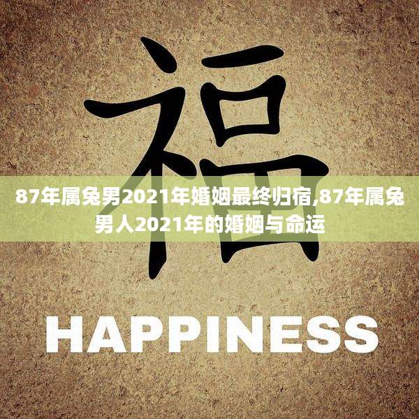 87年属兔男2021年婚姻最终归宿,87年属兔男人2021年的婚姻与命运