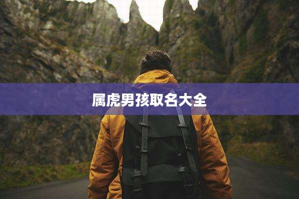 属虎男孩取名大全
