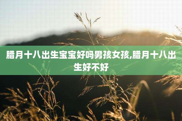 腊月十八出生宝宝好吗男孩女孩,腊月十八出生好不好