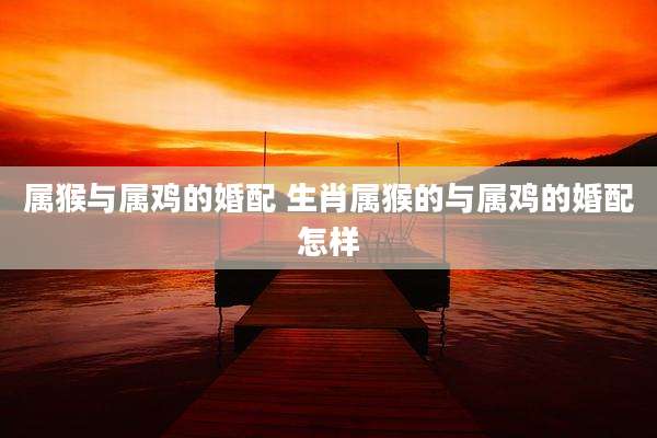 属猴与属鸡的婚配 生肖属猴的与属鸡的婚配怎样