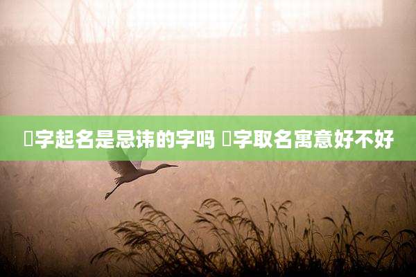 瑄字起名是忌讳的字吗 瑄字取名寓意好不好