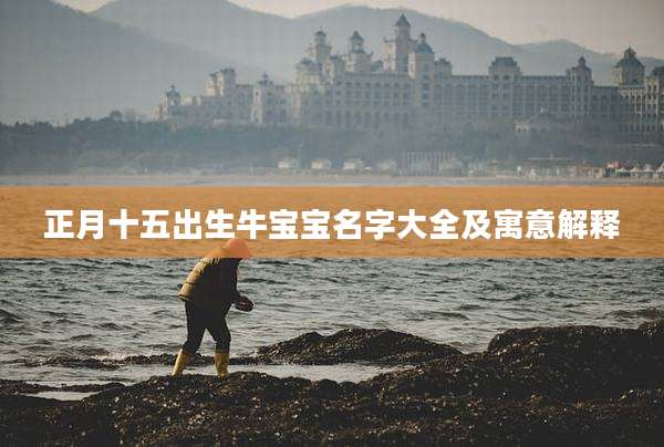 正月十五出生牛宝宝名字大全及寓意解释
