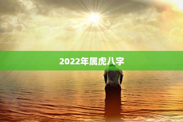2022年属虎八字