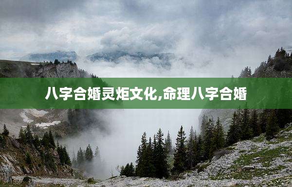 八字合婚灵炬文化,命理八字合婚
