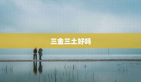 三金三土好吗