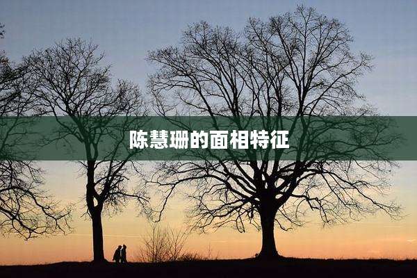 陈慧珊的面相特征