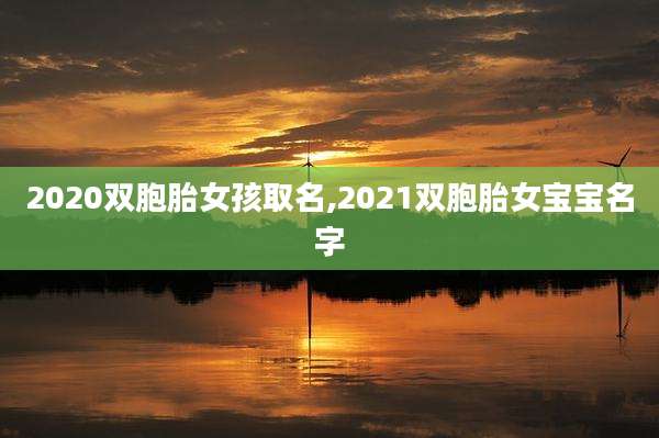 2020双胞胎女孩取名,2021双胞胎女宝宝名字