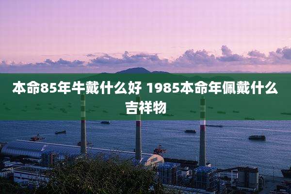 本命85年牛戴什么好 1985本命年佩戴什么吉祥物