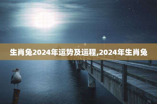 生肖兔2024年运势及运程,2024年生肖兔