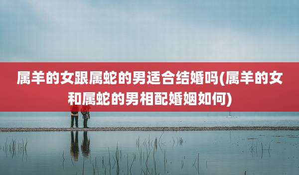 属羊的女跟属蛇的男适合结婚吗(属羊的女和属蛇的男相配婚姻如何)