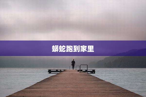 蟒蛇跑到家里