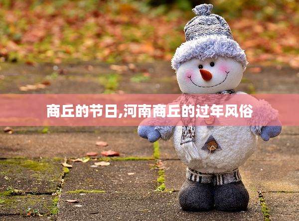 商丘的节日,河南商丘的过年风俗