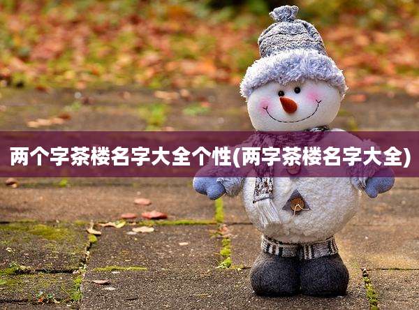 两个字茶楼名字大全个性(两字茶楼名字大全)
