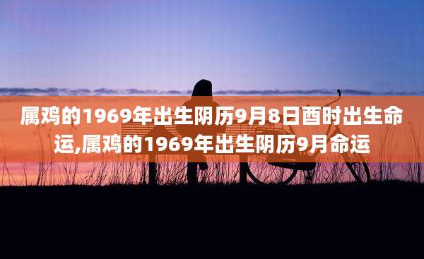 属鸡的1969年出生阴历9月8日酉时出生命运,属鸡的1969年出生阴历9月命运