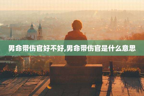 男命带伤官好不好,男命带伤官是什么意思