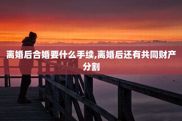 离婚后合婚要什么手续,离婚后还有共同财产分割