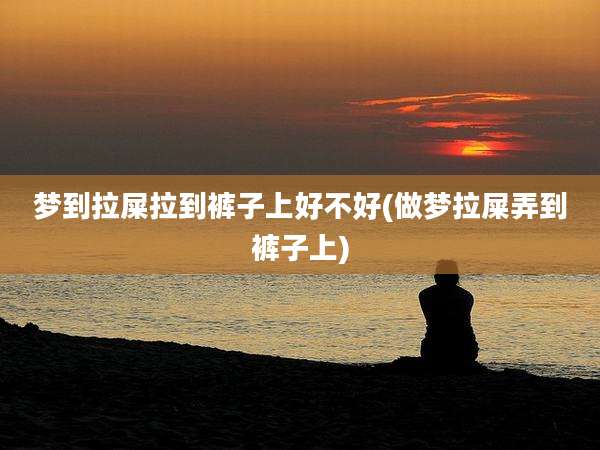 梦到拉屎拉到裤子上好不好(做梦拉屎弄到裤子上)