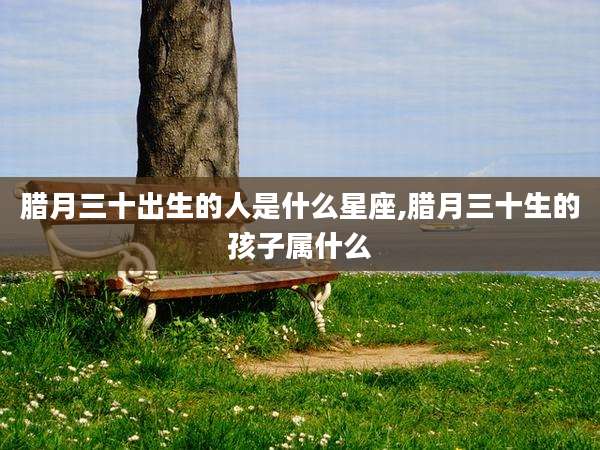 腊月三十出生的人是什么星座,腊月三十生的孩子属什么