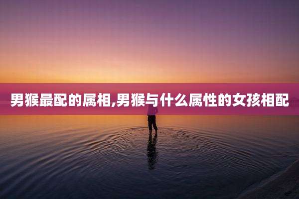 男猴最配的属相,男猴与什么属性的女孩相配