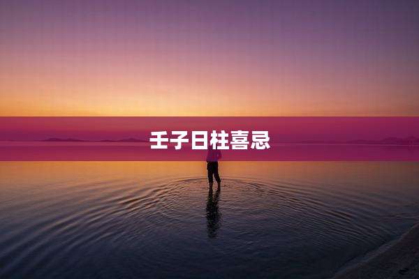 壬子日柱喜忌