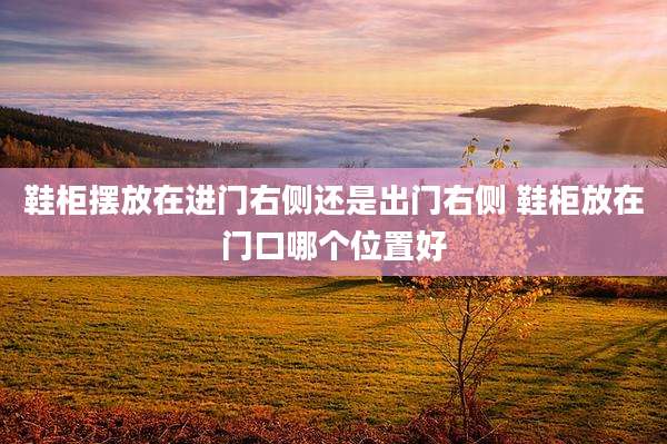 鞋柜摆放在进门右侧还是出门右侧 鞋柜放在门口哪个位置好