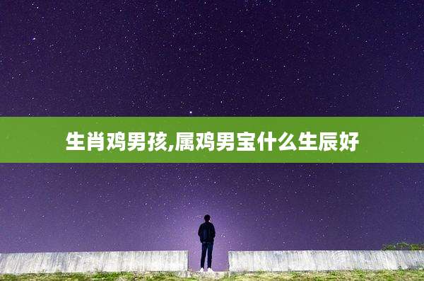 生肖鸡男孩,属鸡男宝什么生辰好