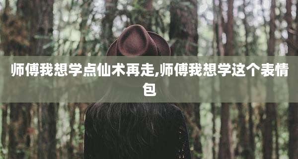 师傅我想学点仙术再走,师傅我想学这个表情包