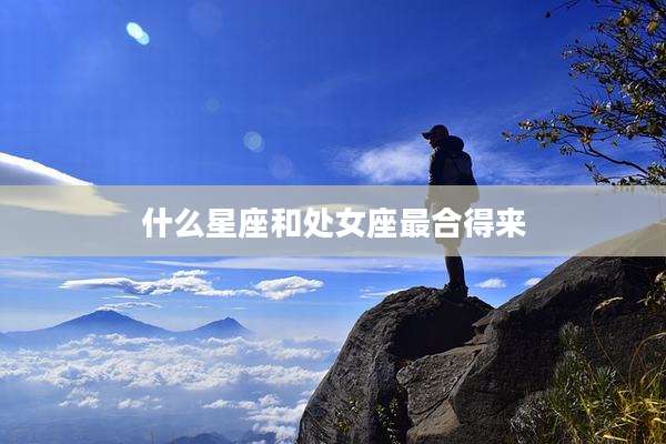 什么星座和处女座最合得来