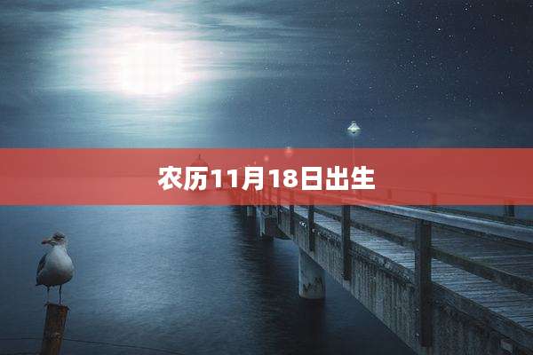 农历11月18日出生