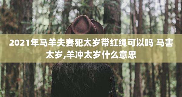 2021年马羊夫妻犯太岁带红绳可以吗 马害太岁,羊冲太岁什么意思