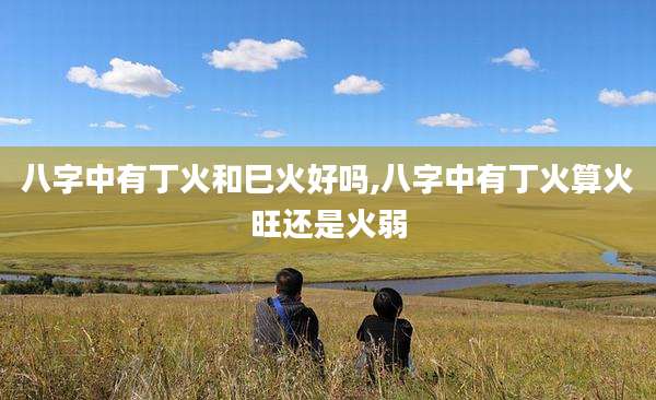 八字中有丁火和巳火好吗,八字中有丁火算火旺还是火弱