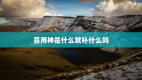 喜用神是什么就补什么吗