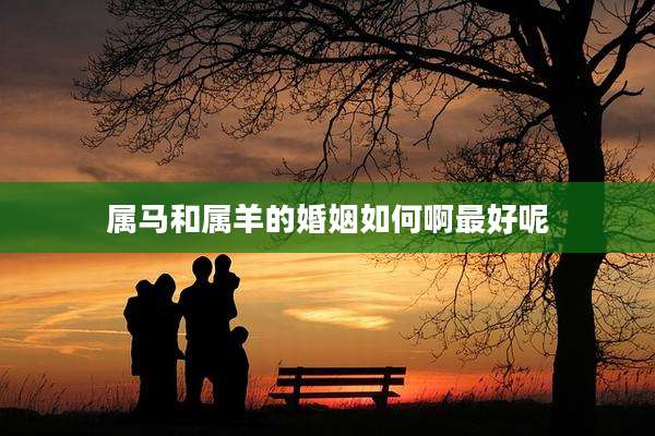 属马和属羊的婚姻如何啊最好呢