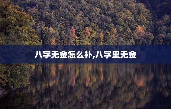 八字无金怎么补,八字里无金