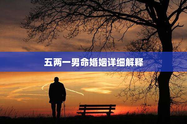 五两一男命婚姻详细解释