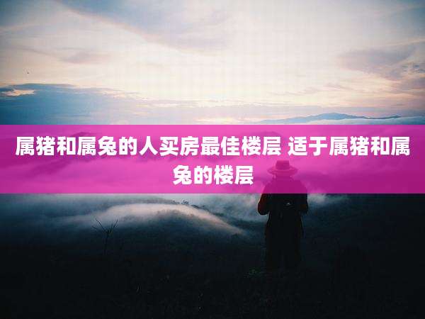 属猪和属兔的人买房最佳楼层 适于属猪和属兔的楼层